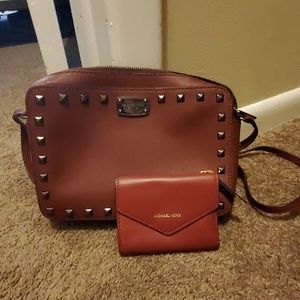 Michael kors crossbody bag and wallet